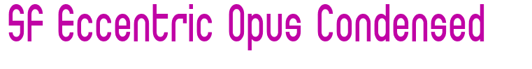 SF Eccentric Opus Condensed